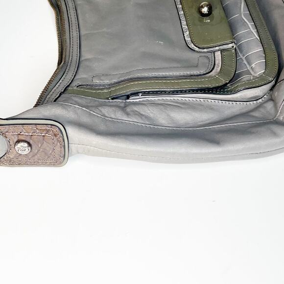 Coach Gray Shoulder Bag - Picture 7 of 13